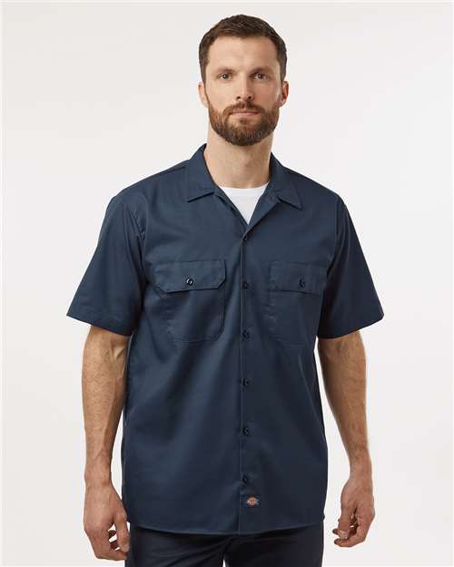 Dickies Short Sleeve Work Shirt - Tall Sizes 2574T