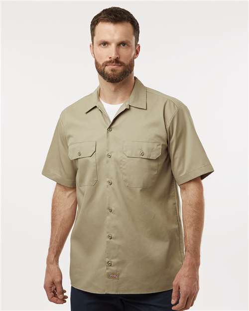 Dickies Short Sleeve Work Shirt - Tall Sizes 2574T