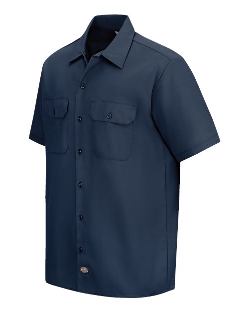 Dickies Short Sleeve Work Shirt - Tall Sizes 2574T