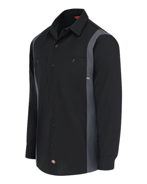 Dickies Industrial Colorblocked Long Sleeve Shirt - Tall Sizes 5524T