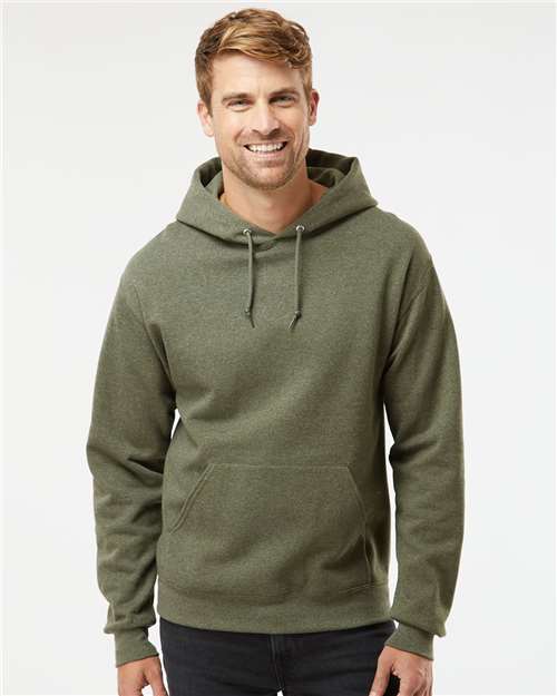 JERZEES NuBlend® Hooded Sweatshirt 996MR - Military Green Heather