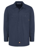 Dickies Industrial Cotton Long Sleeve Work Shirt - Tall Sizes L307T