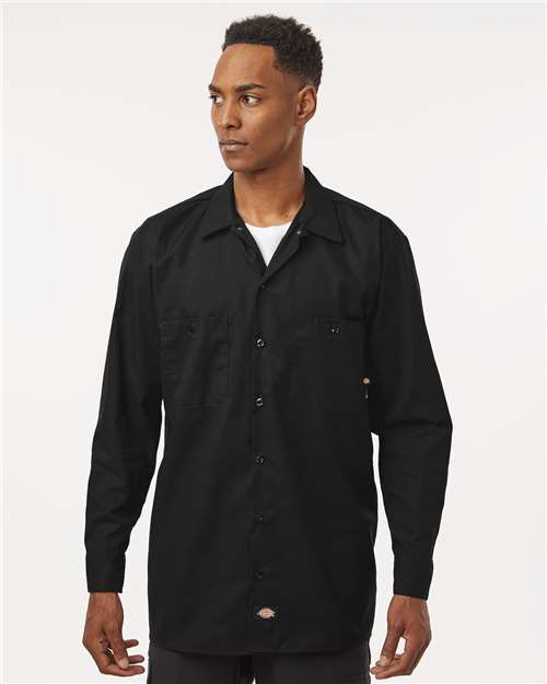 Dickies Industrial Long Sleeve Work Shirt - Tall Sizes L535T