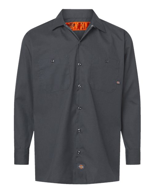 Dickies Industrial Long Sleeve Work Shirt - Tall Sizes L535T