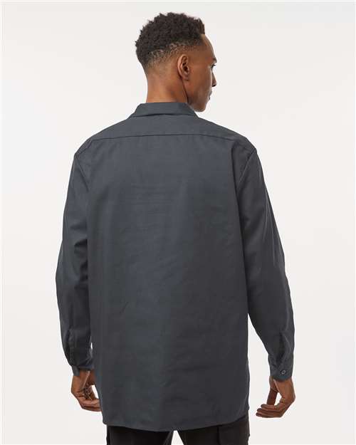 Dickies Industrial Long Sleeve Work Shirt - Tall Sizes L535T