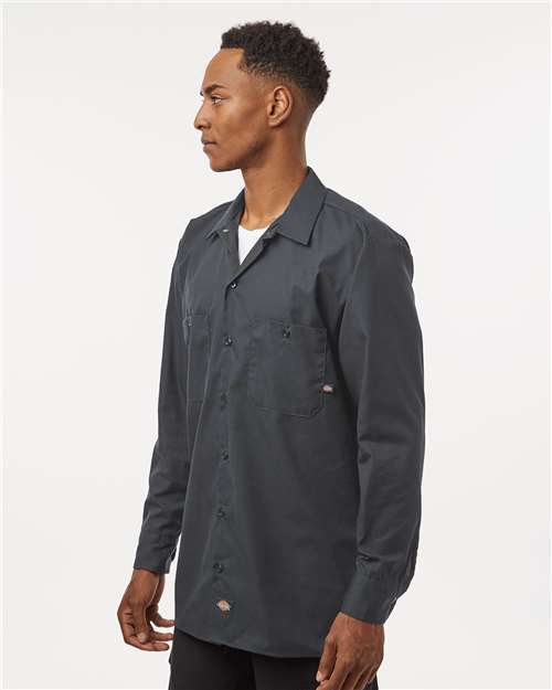 Dickies Industrial Long Sleeve Work Shirt - Tall Sizes L535T