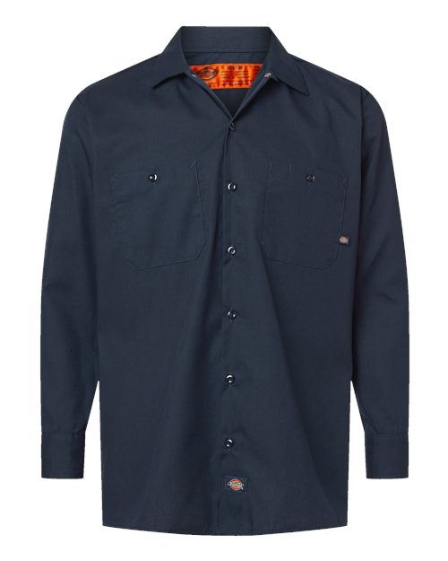 Dickies Industrial Long Sleeve Work Shirt - Tall Sizes L535T