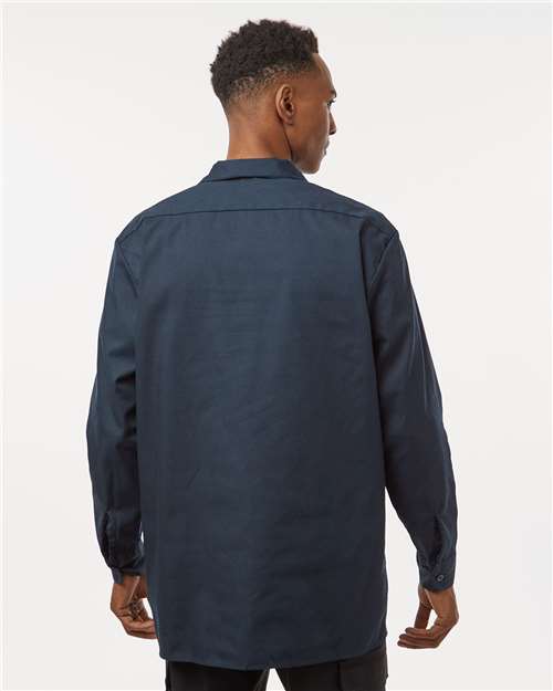 Dickies Industrial Long Sleeve Work Shirt - Tall Sizes L535T