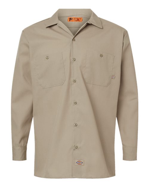 Dickies Industrial Long Sleeve Work Shirt - Tall Sizes L535T
