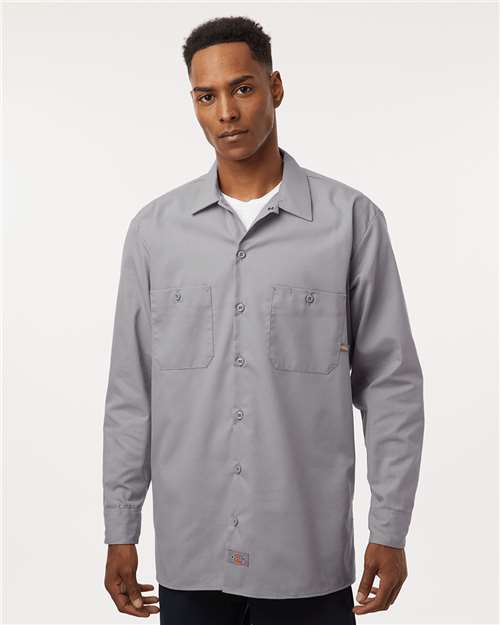 Dickies Industrial Long Sleeve Work Shirt - Tall Sizes L535T