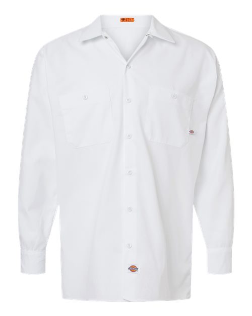 Dickies Industrial Long Sleeve Work Shirt - Tall Sizes L535T