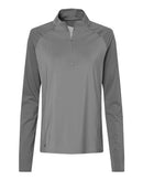Adidas Women's Stripe Block Quarter-Zip Pullover A521