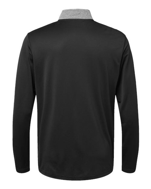 Adidas Heather Block Print Quarter-Zip Pullover A522