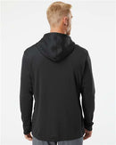 Adidas Textured Mixed Media Hooded Sweatshirt A530
