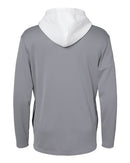 Adidas Textured Mixed Media Hooded Sweatshirt A530