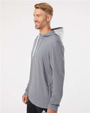 Adidas Textured Mixed Media Hooded Sweatshirt A530
