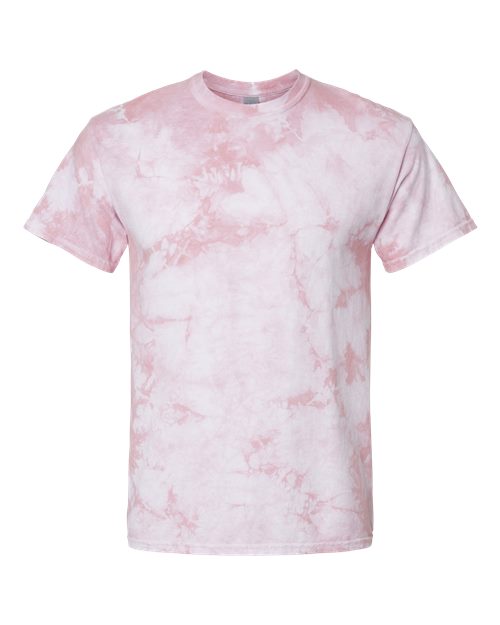 Dyenomite Crystal Tie-Dyed T-Shirt 200CR - Rose