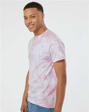 Dyenomite Crystal Tie-Dyed T-Shirt 200CR - Rose