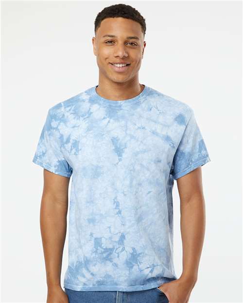 Dyenomite Crystal Tie-Dyed T-Shirt 200CR - Manhattan