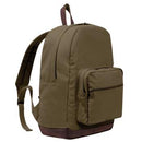Rothco Vintage Canvas Teardrop Backpack With Leather Accents. Item
