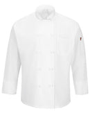 Chef Designs Mimix™ Ten Knot Button Chef Coat with OilBlok 044X