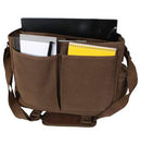 Rothco Vintage Canvas Pathfinder Laptop Bag With Leather Accents. Item