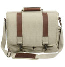 Rothco Vintage Canvas Pathfinder Laptop Bag With Leather Accents. Item