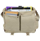 Rothco Vintage Canvas Pathfinder Laptop Bag With Leather Accents. Item