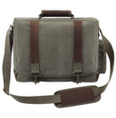 Rothco Vintage Canvas Pathfinder Laptop Bag With Leather Accents. Item