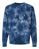 Independent Trading Co. Midweight Tie-Dyed Crewneck Sweatshirt PRM3500TD