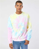 Independent Trading Co. Midweight Tie-Dyed Crewneck Sweatshirt PRM3500TD