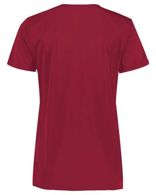 Holloway Women's Momentum V-Neck T-Shirt 222820 - Cardinal