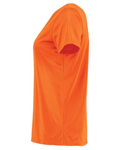 Holloway Women's Momentum V-Neck T-Shirt 222820 - Electric Orange