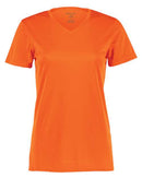 Holloway Women's Momentum V-Neck T-Shirt 222820 - Electric Orange