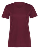 Holloway Women's Momentum V-Neck T-Shirt 222820 - Maroon