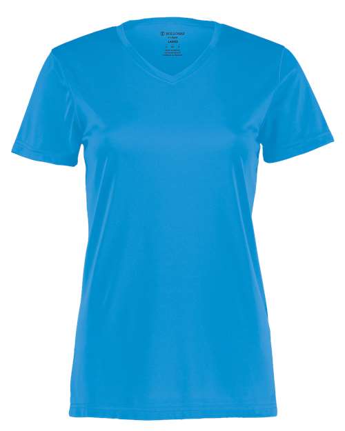 Holloway Women's Momentum V-Neck T-Shirt 222820 - Power Blue