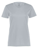 Holloway Women's Momentum V-Neck T-Shirt 222820 - Silver