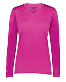Holloway Women's Momentum Long Sleeve V-Neck T-Shirt 222824