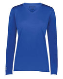 Holloway Women's Momentum Long Sleeve V-Neck T-Shirt 222824