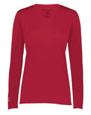 Holloway Women's Momentum Long Sleeve V-Neck T-Shirt 222824