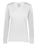 Holloway Women's Momentum Long Sleeve V-Neck T-Shirt 222824