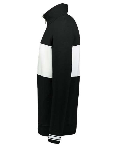 Holloway All-American Fleece Colorblocked Quarter-Zip Sweatshirt 229565