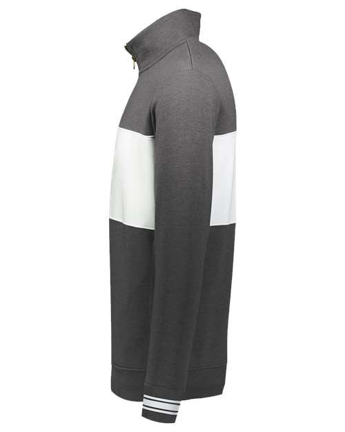 Holloway All-American Fleece Colorblocked Quarter-Zip Sweatshirt 229565
