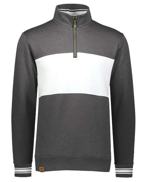 Holloway All-American Fleece Colorblocked Quarter-Zip Sweatshirt 229565