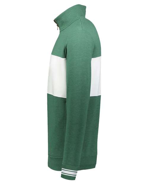 Holloway All-American Fleece Colorblocked Quarter-Zip Sweatshirt 229565