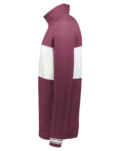 Holloway All-American Fleece Colorblocked Quarter-Zip Sweatshirt 229565