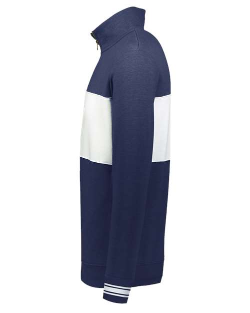 Holloway All-American Fleece Colorblocked Quarter-Zip Sweatshirt 229565