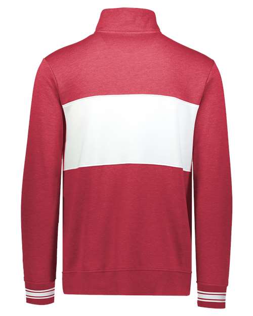 Holloway All-American Fleece Colorblocked Quarter-Zip Sweatshirt 229565