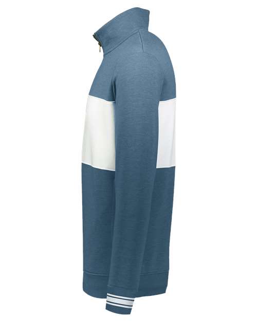 Holloway All-American Fleece Colorblocked Quarter-Zip Sweatshirt 229565