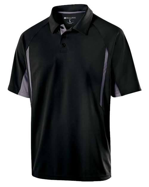 Holloway Two-Tone Avenger Polo 222530 - Black/ Graphite
